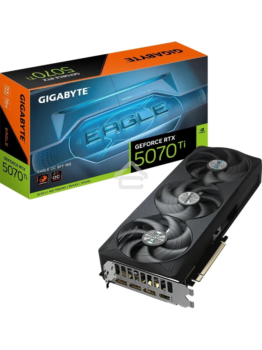 Видеокарта Gigabyte GV-N507TEAGLE OC-16GD 1.0 NV RTX5070TI 16Gb 256bit GDDR7 2542/28000/HDM