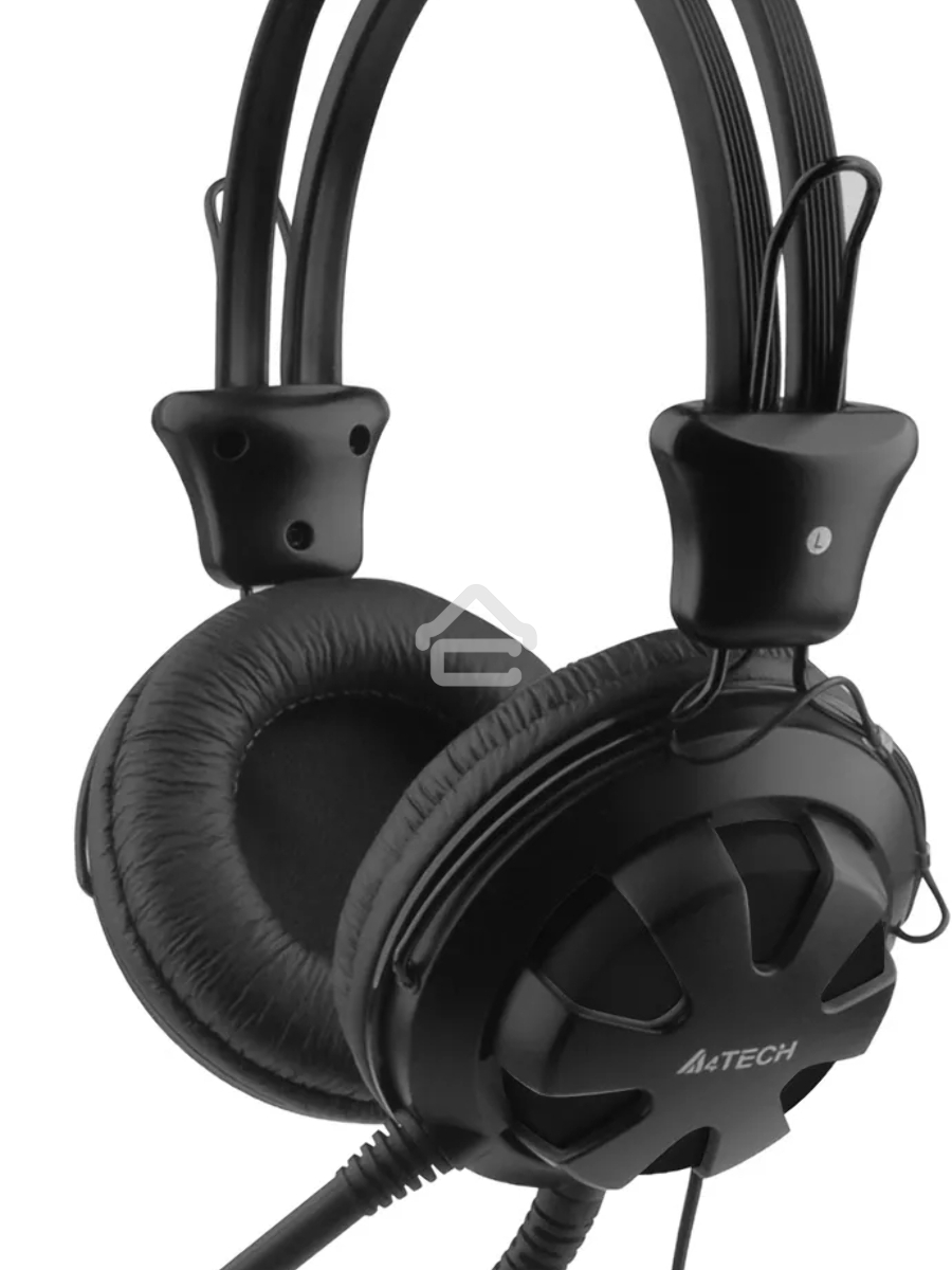 Наушники с микрофоном A4Tech HS-28 черный 1.8м мониторы оголовье (HS-28 (BLACK))