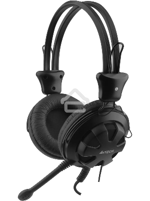 Наушники с микрофоном A4Tech HS-28 черный 1.8м мониторы оголовье (HS-28 (BLACK))