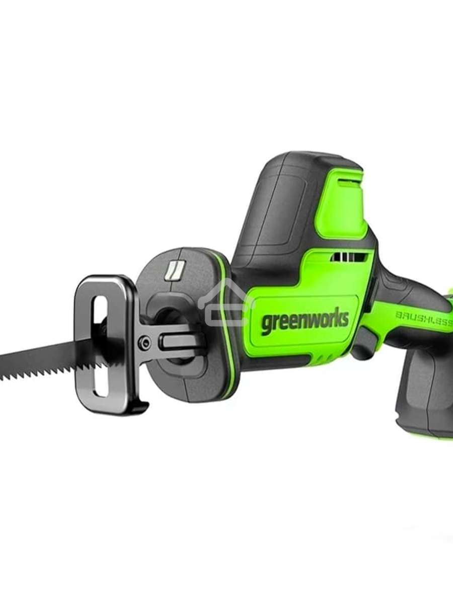Пила сабельная аккумуляторная GreenWorks GPT-CRS-25, 24V, бесщеточная, без АКБ и ЗУ  (1200507)