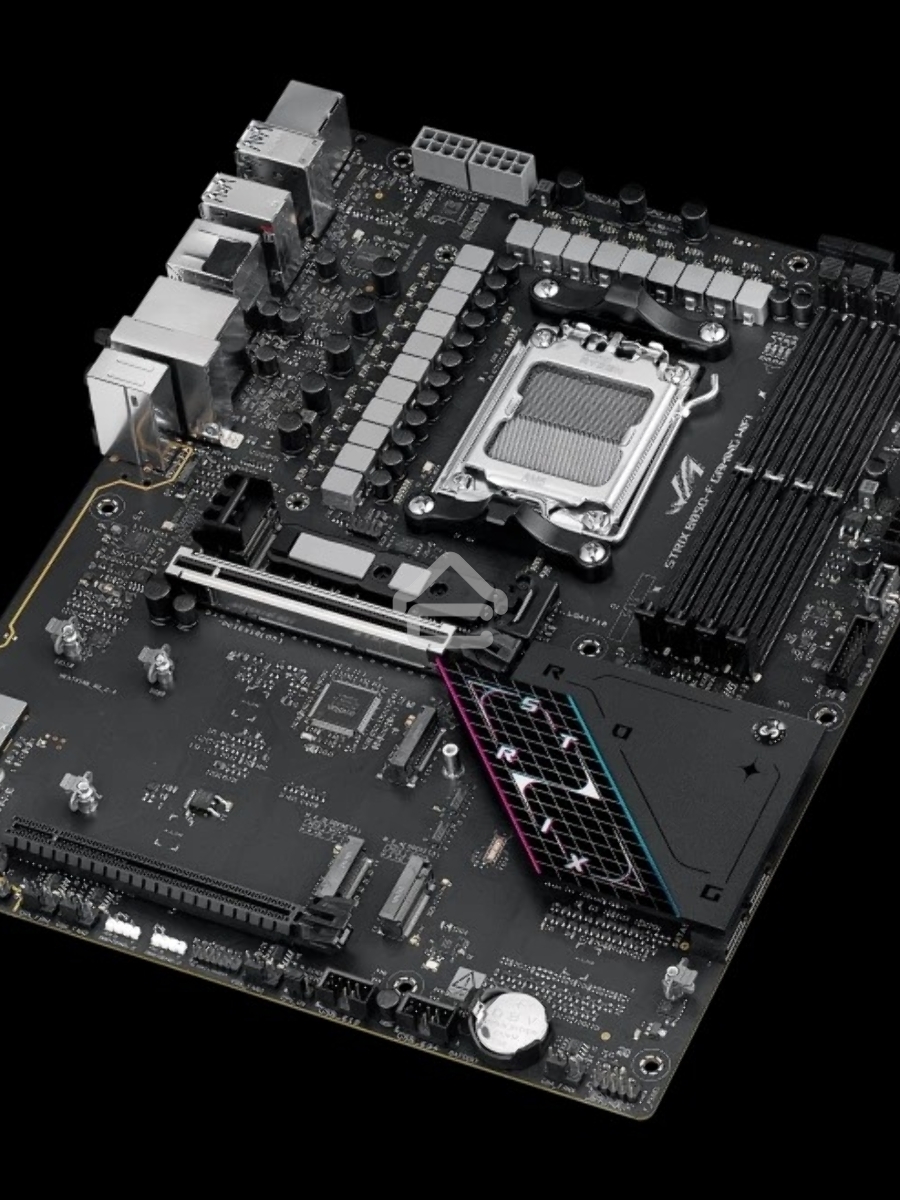 Материнская плата ASUS ROG STRIX B850-F GAMING WIFI, AM5, AMD B850, 4xDDR5, 2xSATA, 4xM.2, 1xPCIe 5.0 x16, 1xPCIe 4.0 x16, 1xPCIe x4, 1xDP, 1xHDMI, 1x2.5Gb LAN, 1xUSB-C 20Gbps, 1xUSB-C 10Gbps, 3xUSB-A 10Gbps, 4xUSB 5Gbps, 4xUSB 2.0, 3x3.5 мм, 7.1, ATX