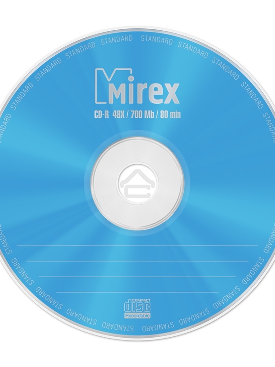 Диск CD-R Mirex 700 Mb, 48х, Standart, Shrink (50), (50/500)