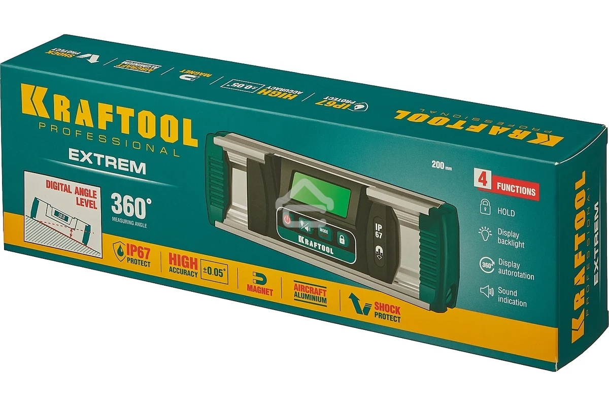 Уровень-уклономер электронный Kraftool EXTREM 34686