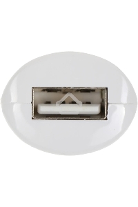 Комплект зарядное устройство Hama H-183266 2.4A для Apple кабель Apple Lightning белый