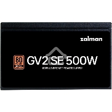 Блок питания Zalman ZM500-GV2SE, 500Вт, 80 PLUS Bronze, 120мм, черный