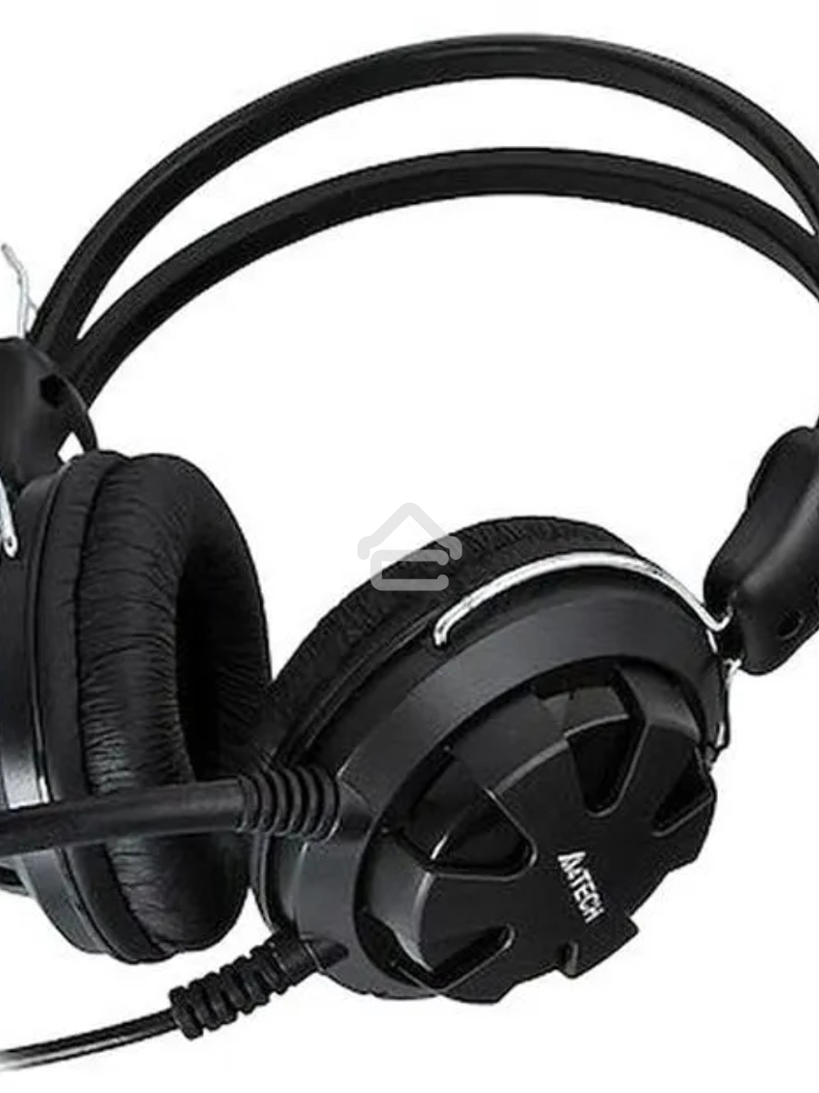 Наушники с микрофоном A4Tech HS-28 черный 1.8м мониторы оголовье (HS-28 (BLACK))