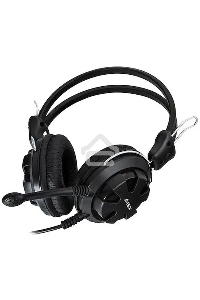 Наушники с микрофоном A4Tech HS-28 черный 1.8м мониторы оголовье (HS-28 (BLACK))