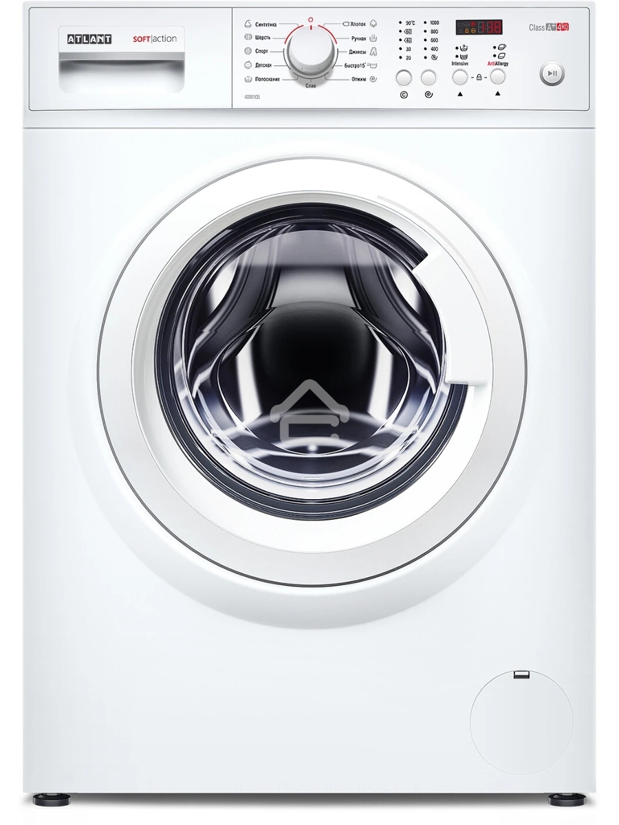 Стиральная машина Atlant СМА 40М105-00  белый, загрузка фронтальная 4 кг, 1000 об/мин., класс: А+