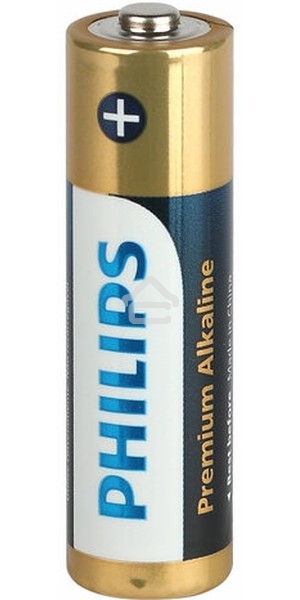 Элемент питания алкалиновый AA/LR6 1.5В Premium (блист. 4шт) Philips Б0062753