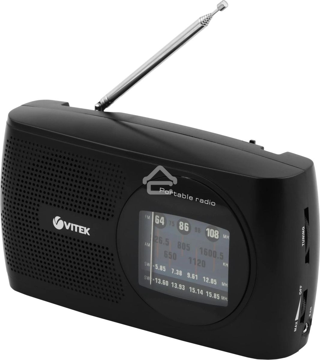 Радиоприемник Vitek VT-3587 BK черный