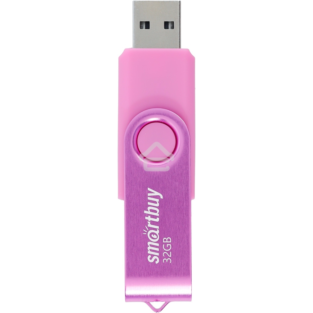 Флешка USB R/W SmartBuy R/W Twist Pink (SB032GB2TWP), 32Gb, USB 2.0, R/W 15/12, розовый