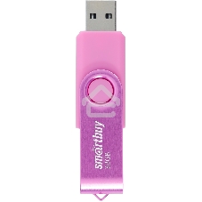 Флешка USB R/W Smartbuy R/W Twist Pink (SB032Gb2TWP), 32Gb, USB 2.0, R/W 15/12, розовый