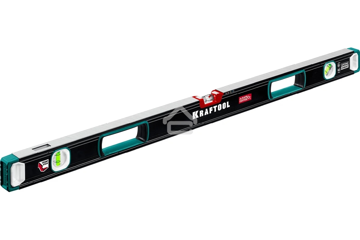 Уровень Kraftool A-RATE CONTROL 2000 мм, сверхпрочный уровень с зеркальным глазком