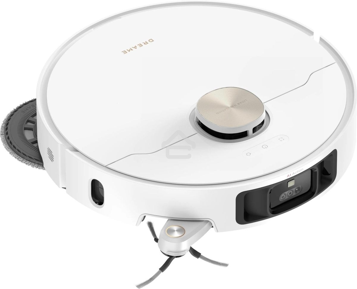 Робот-пылесос DREAME X40 Ultra Complete, 200Вт, белый/золотистый