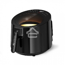 Аэрогриль BQ GR2008 черный, 1500 Вт/Объем 5л/4 в 1 Гриль, жарка, выпечка, запекание/Технология 3D Air Flow, готовьте до 20% быстрее/Кварцевый нагревательный элемент быстро достигает нужной температуры, минимально расходуя электроэнергию/Скрытый вентилятор