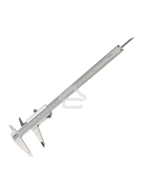 Штангенциркуль Deli DL92200C  200мм, нержавеющая сталь, метрическая/дюймовая шкала, кейс