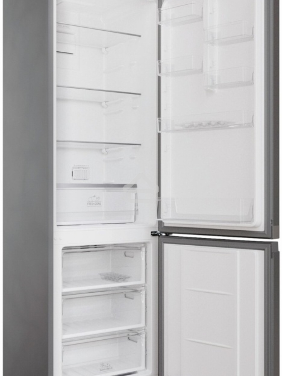 Холодильник Hotpoint HT 5200 MX нержавеющая сталь двухкамерный 247/78 л морозилка снизу, No Frost