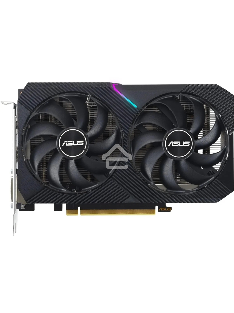 Видеокарта Asus NVIDIA GeForce RTX 3050 8192Mb DUAL-RTX3050-O8G-V2 PCI-E 4.0 128 GDDR6 1822/14000 HDMIx1 DPx3 HDCP Ret