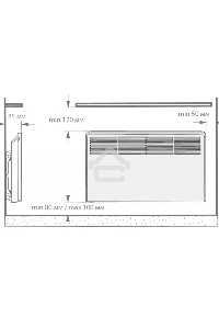 Конвектор ENSTO FinnHeat EPHBM07PR белый, 750 Вт, 12 м2, термостат