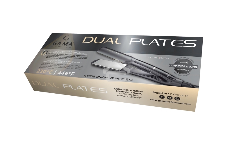 Выпрямитель для волос GA.MA X - WIDE ONOFF PTC DUAL PLATES AF (GI3034)