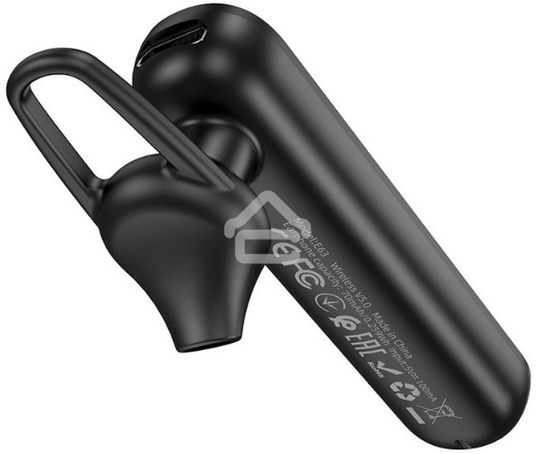 Наушники с микрофоном Hoco E63 черный внутриканальные BT крепление за ухом