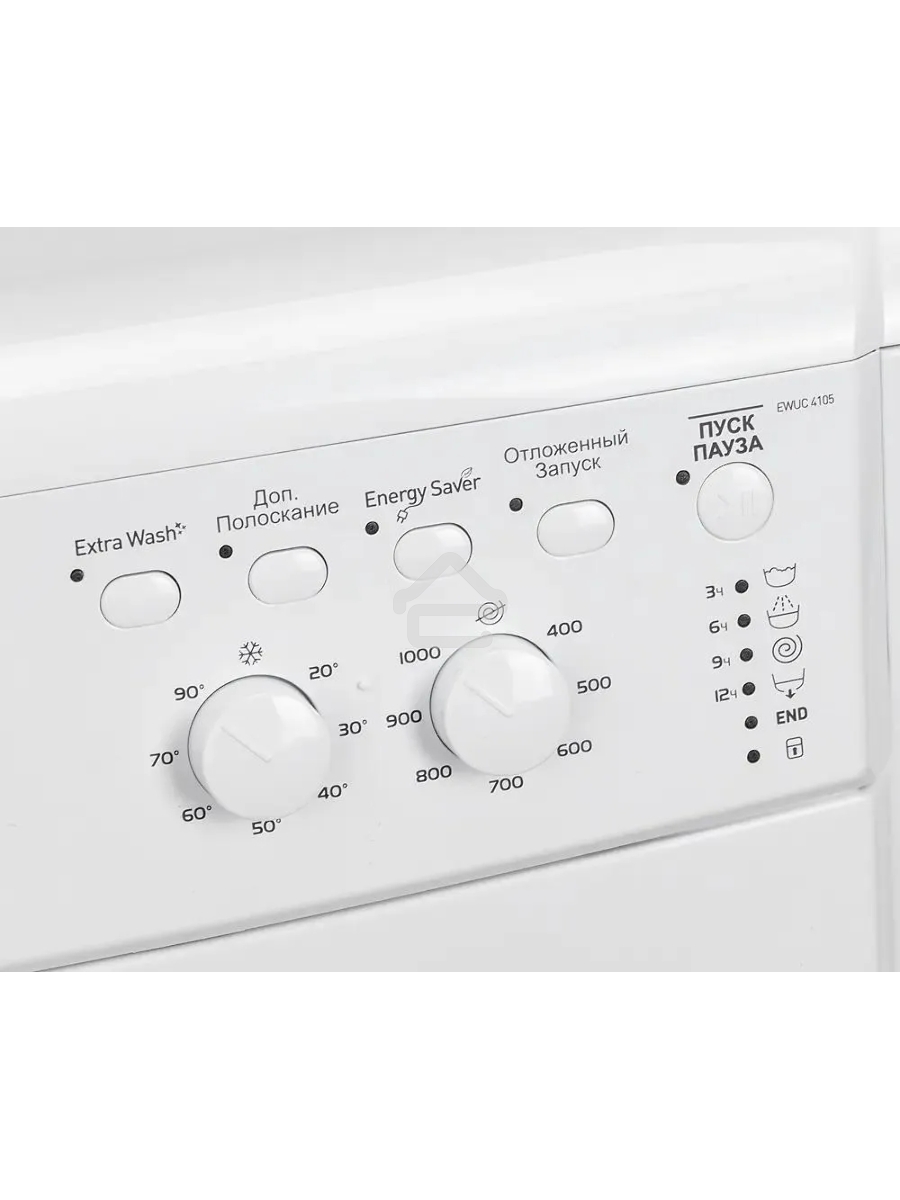Стиральная машина Indesit EWUC 4105 CIS белый, загрузка фронтальная 4 кг, 1000 об/мин., класс: А
