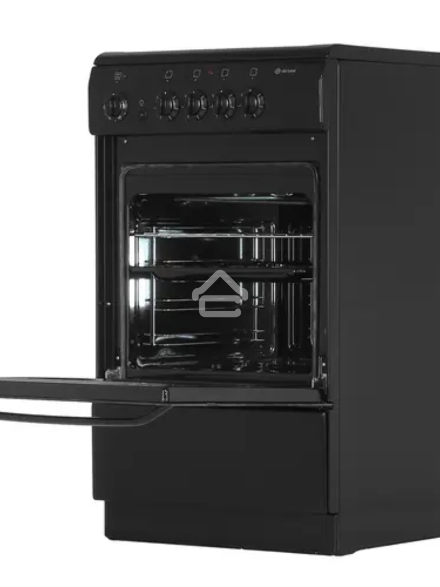 Плита электрическая De Luxe 506004.04ЭС 031 черный, конфорок 4 шт, духовка 60 л, 50 см x 87 см x 60 см
