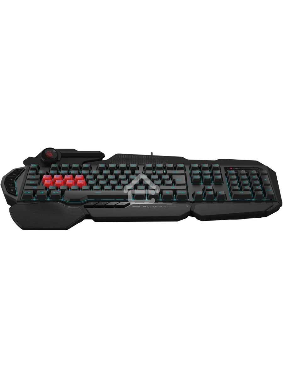 Клавиатура A4Tech Bloody B318 Black USB Multimedia Gamer LED (подставка для запястий)