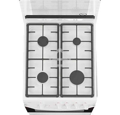 Плита газовая Darina 1D1 GM 241 008 W белый/черный, конфорок 4 шт, духовка 50 л, 50 см x 85 см x 60 см