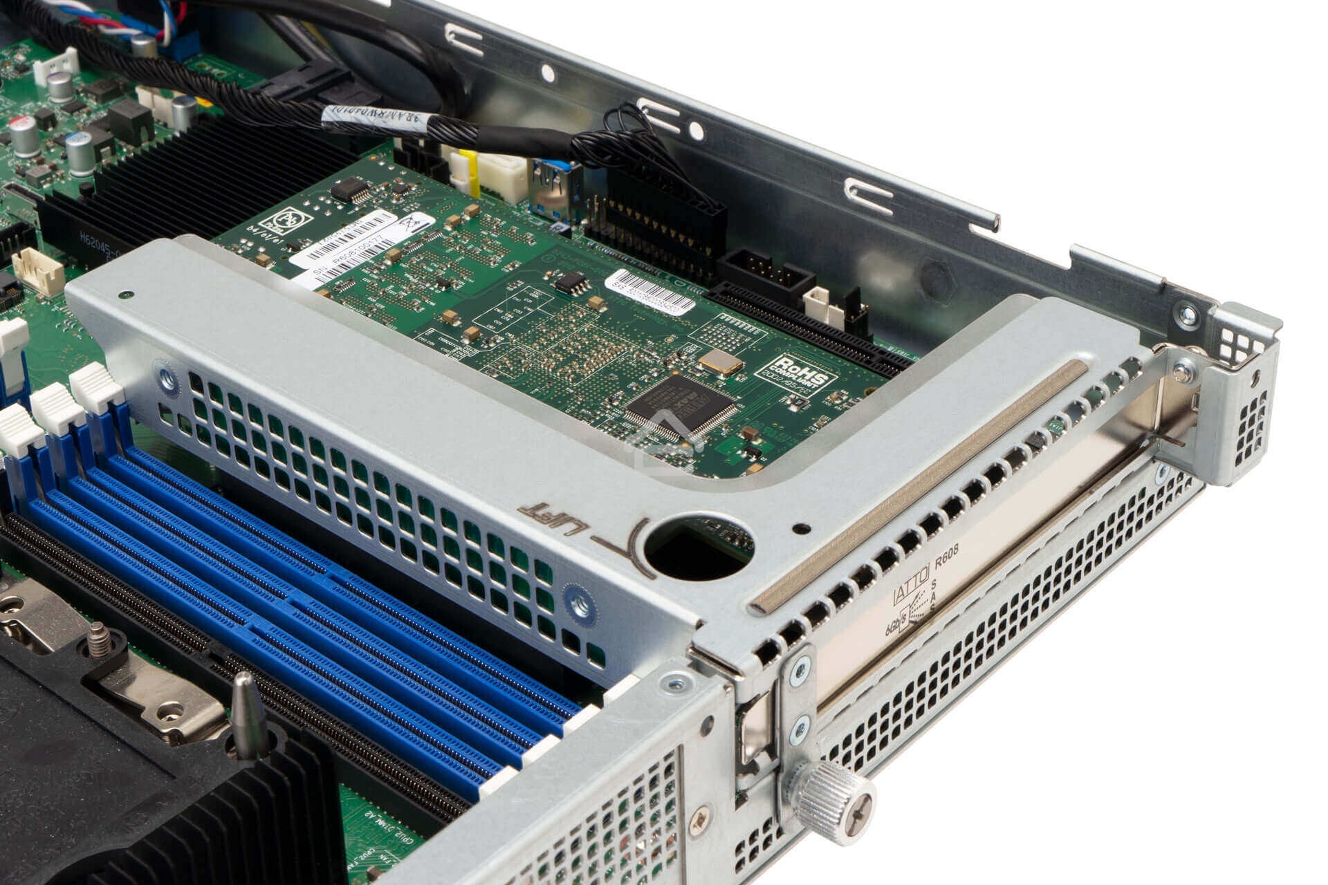 Компьютерный корпус InWin IW-RS110-07 Single 650w Acbel/FAN 4056мм*6/SLIMSAS *10 BP/2.5