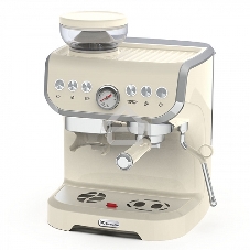 Кофейная станция BQ CM5000 бежевый, исп. кофе - зерновой/молотый, 2 л, 1560 Вт, 15 бар