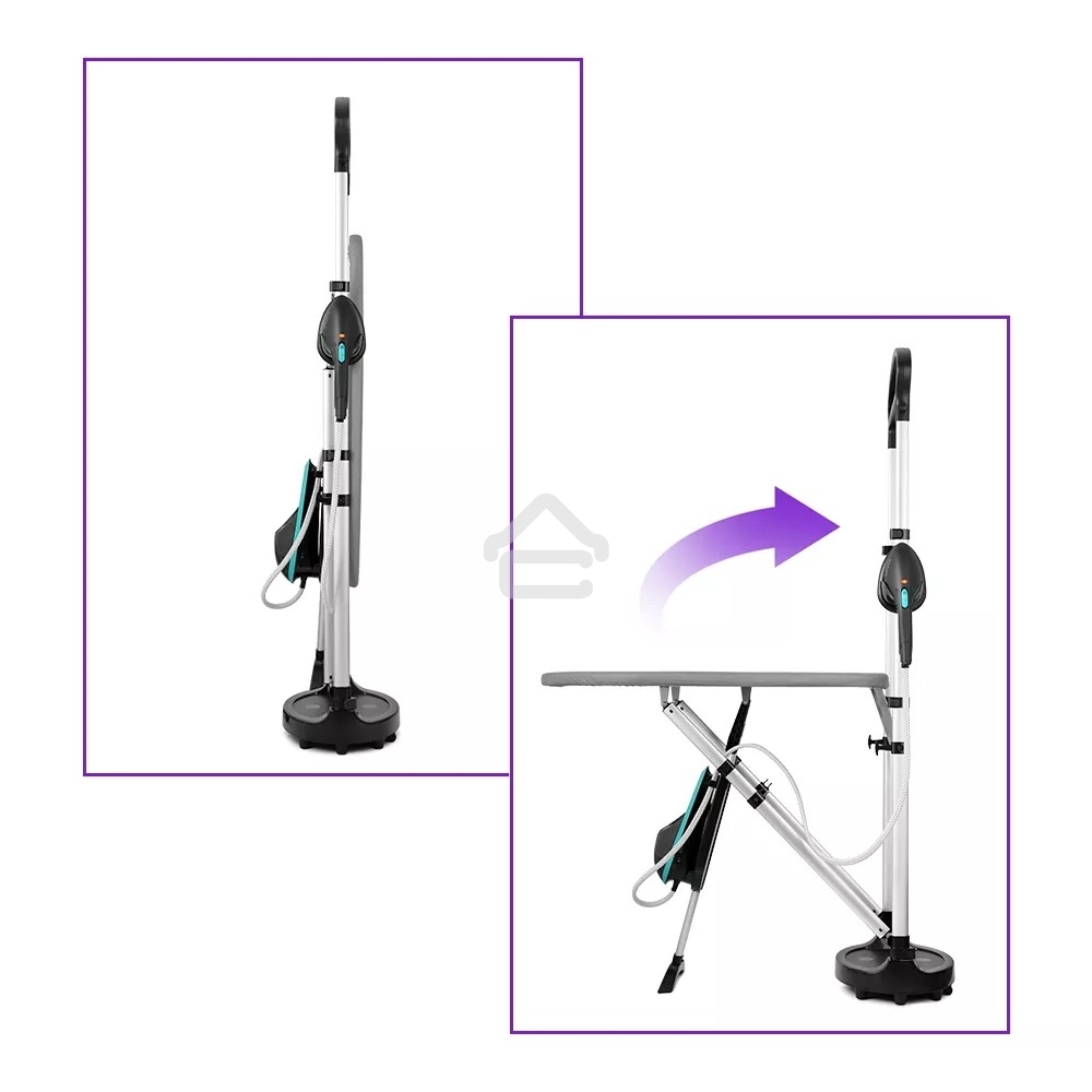 Гладильная система Kitfort КТ-992-2 1200Вт черный/бирюзовый