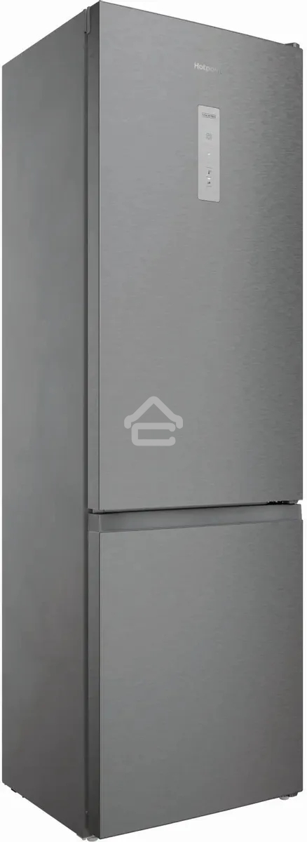 Холодильник Hotpoint HT 5200 MX нержавеющая сталь двухкамерный 247/78 л морозилка снизу, No Frost