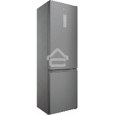 Холодильник Hotpoint HT 5200 MX нержавеющая сталь двухкамерный 247/78 л морозилка снизу, No Frost