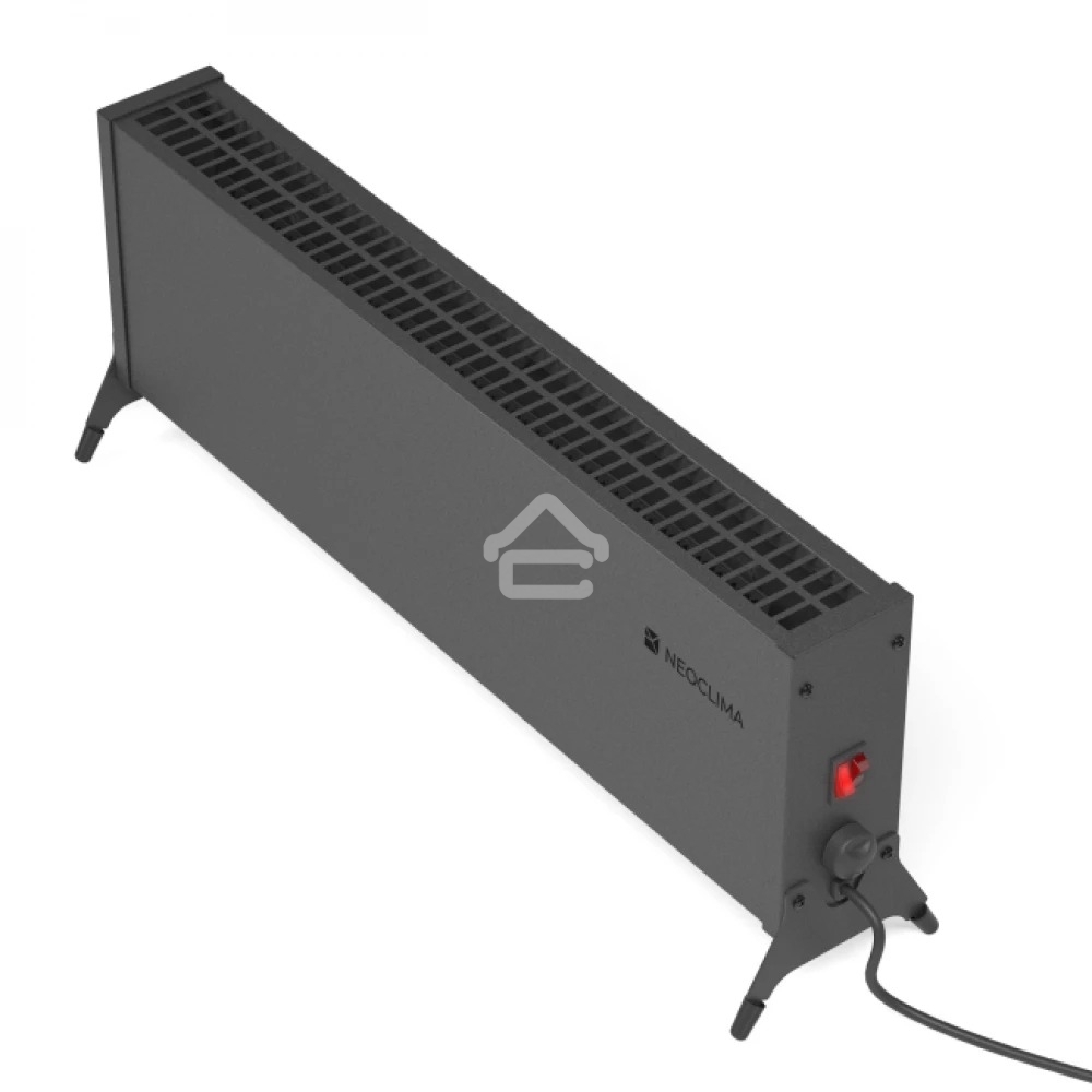 Конвектор электрический Neoclima Nano 2000B черный, 2000 Вт, 25 м2, термостат