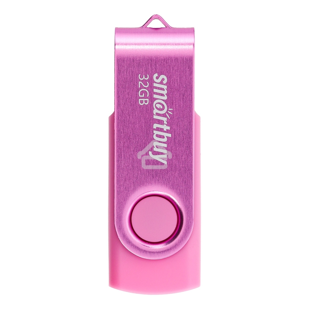 Флешка USB R/W SmartBuy R/W Twist Pink (SB032GB2TWP), 32Gb, USB 2.0, R/W 15/12, розовый