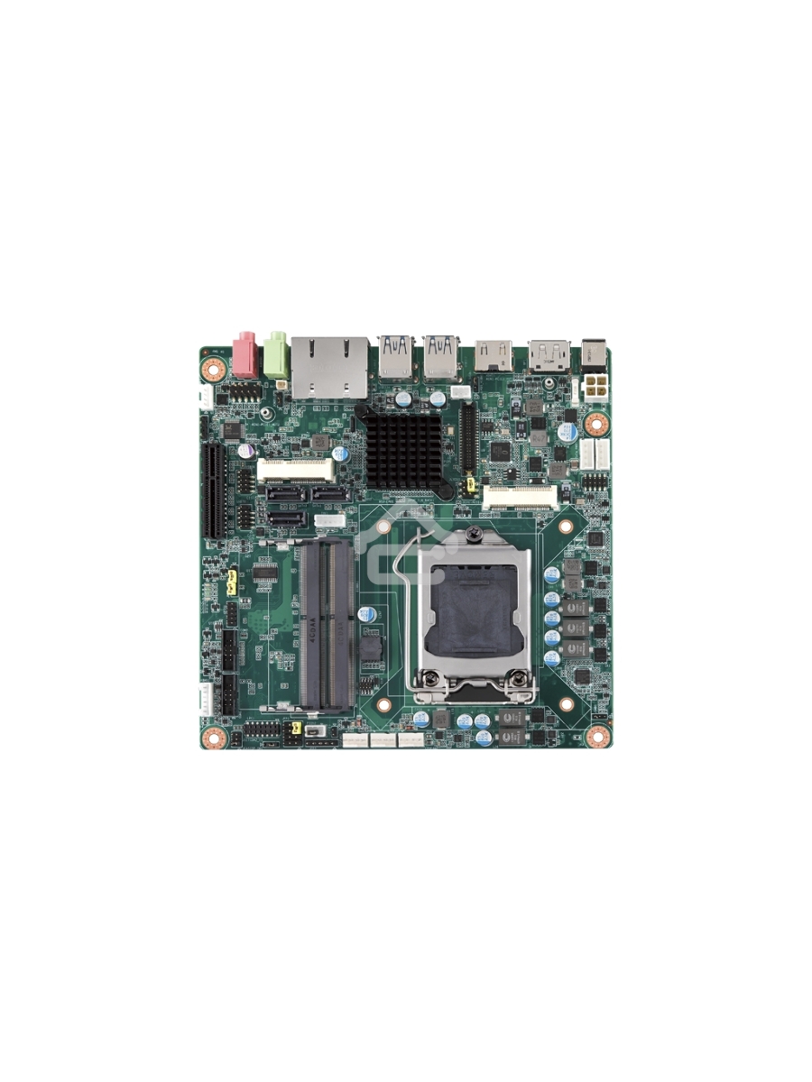 Материнская плата Advantech AIMB-285G2-00A2E, LGA 1151, Intel H110, 2xDDR4, 3xSATA, 1xPCIe 3.0 x4, 1xminiPCIe x1 (full length), 1xminiPCIe x1 (half length), 1xHDMI, 1xDP, 2x1Gb LAN, 4xUSB-A 3.2 Gen 1, 7.1, Mini-ITX