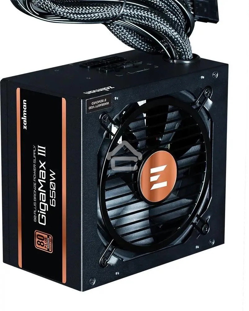 Блок питания Zalman GigaMax III 750W Retail (ZM750-GV3), 750Вт, 80 PLUS Bronze, 120мм, черный