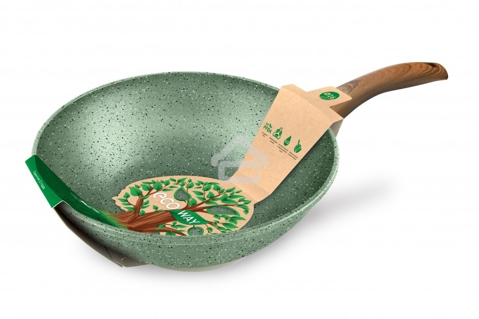 Сковорода вок 26 НЕВА МЕТАЛЛ ПОСУДА EW3126 ECO WAY н/р