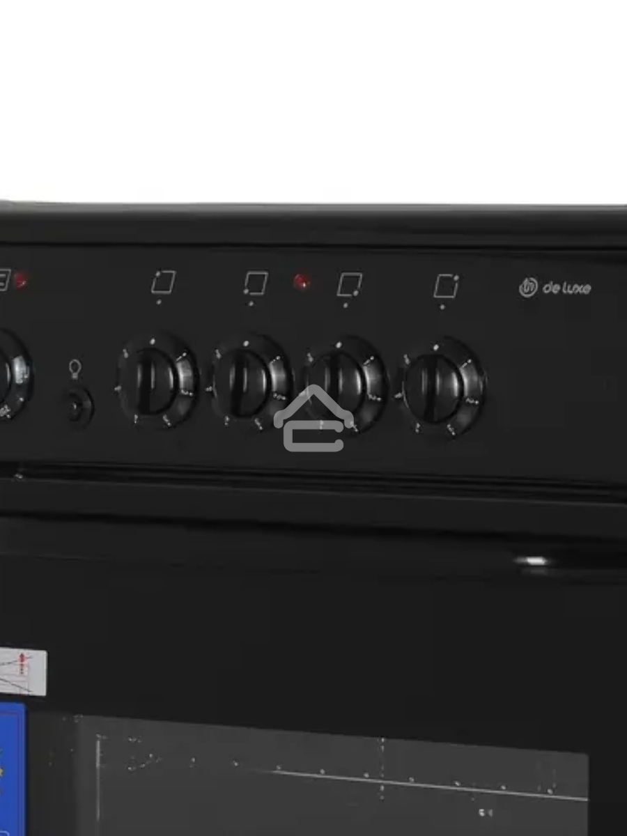 Плита электрическая De Luxe 506004.04ЭС 031 черный, конфорок 4 шт, духовка 60 л, 50 см x 87 см x 60 см