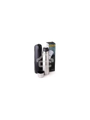 Термос Diolex DX-750-B 750 мл, с узким  горлом, в чехле, нержавеющая сталь