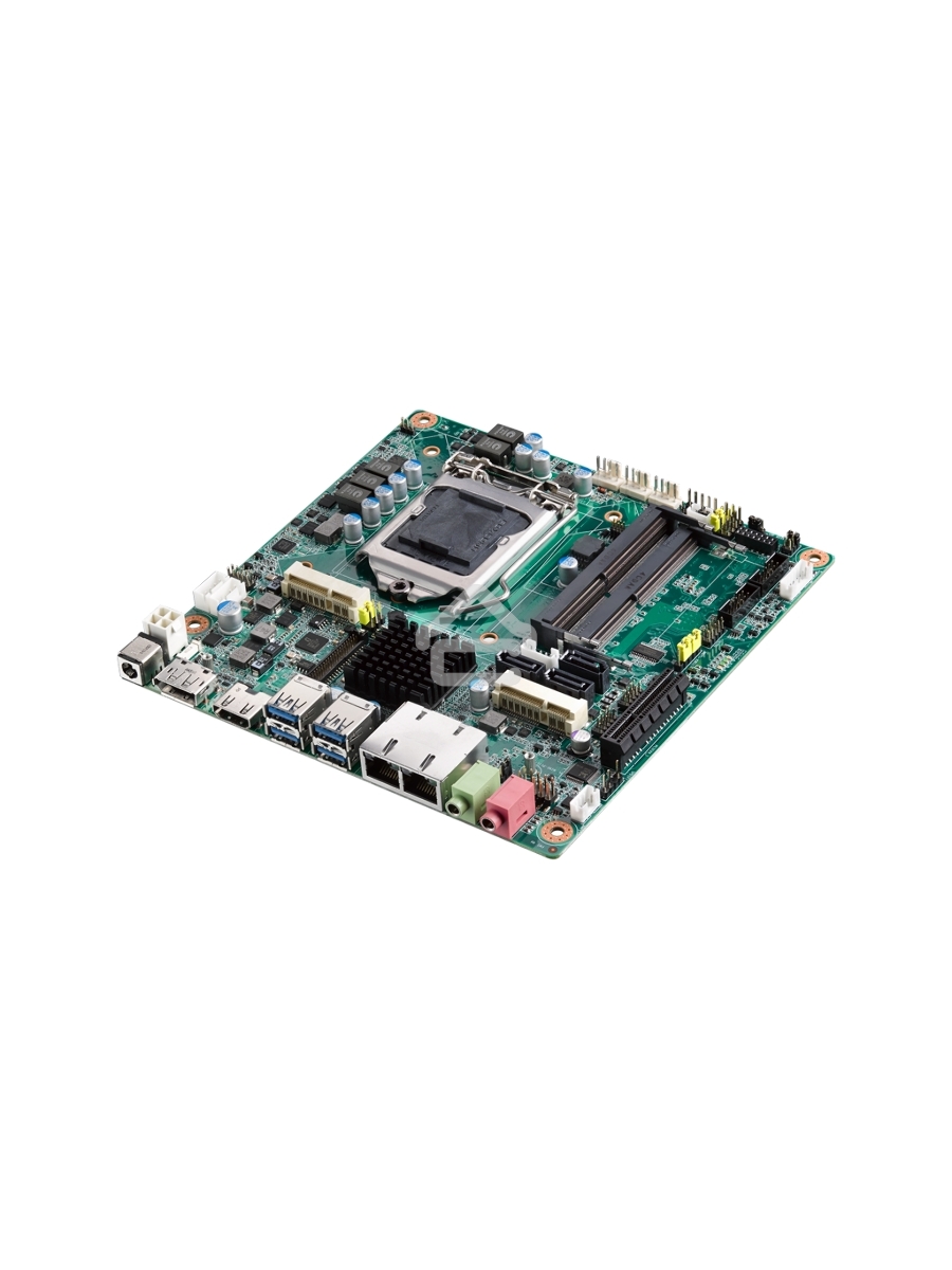 Материнская плата Advantech AIMB-285G2-00A2E, LGA 1151, Intel H110, 2xDDR4, 3xSATA, 1xPCIe 3.0 x4, 1xminiPCIe x1 (full length), 1xminiPCIe x1 (half length), 1xHDMI, 1xDP, 2x1Gb LAN, 4xUSB-A 3.2 Gen 1, 7.1, Mini-ITX