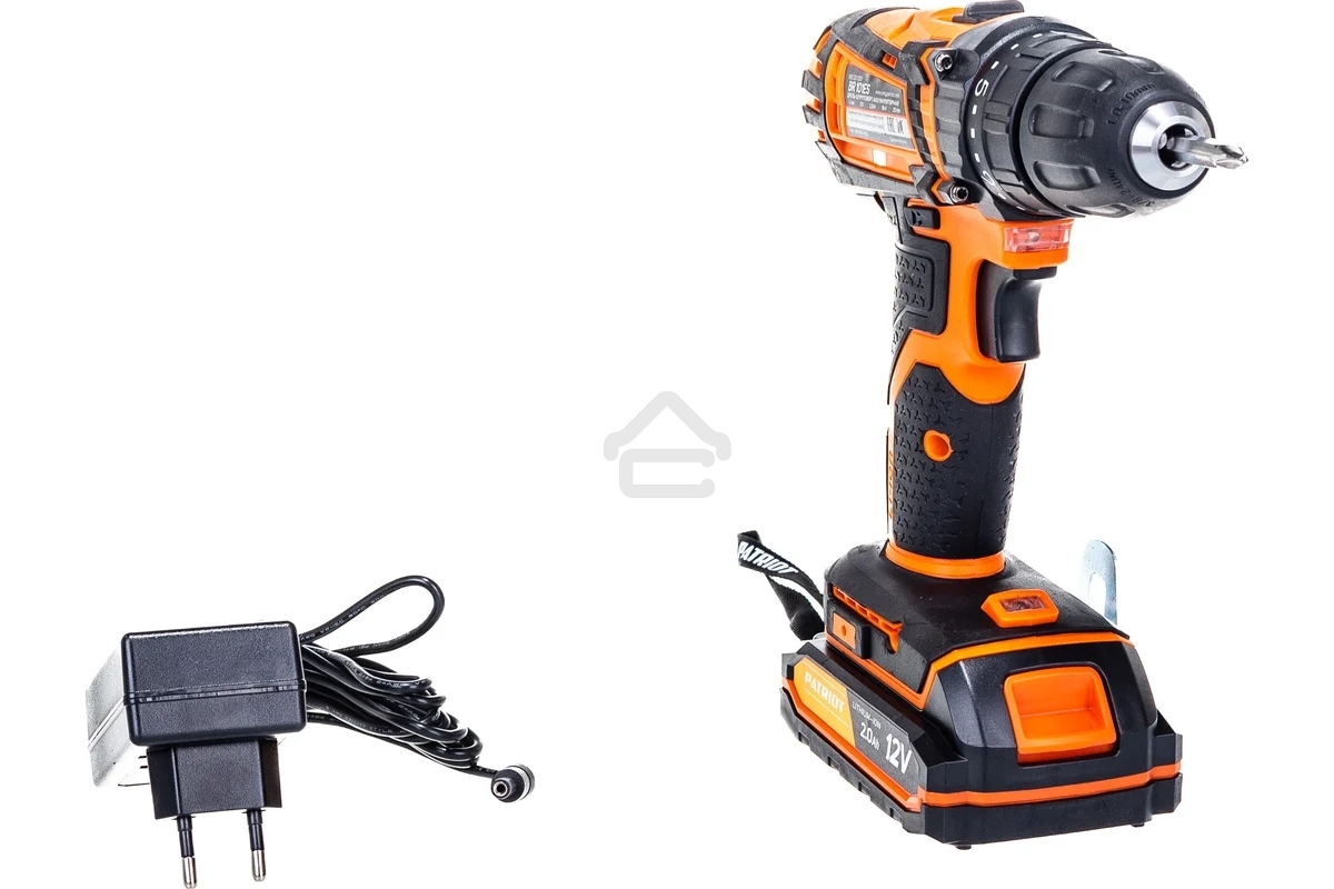 Дрель-шуруповерт аккумуляторная Patriot BR 101ES, Аккумуляторная, 12В