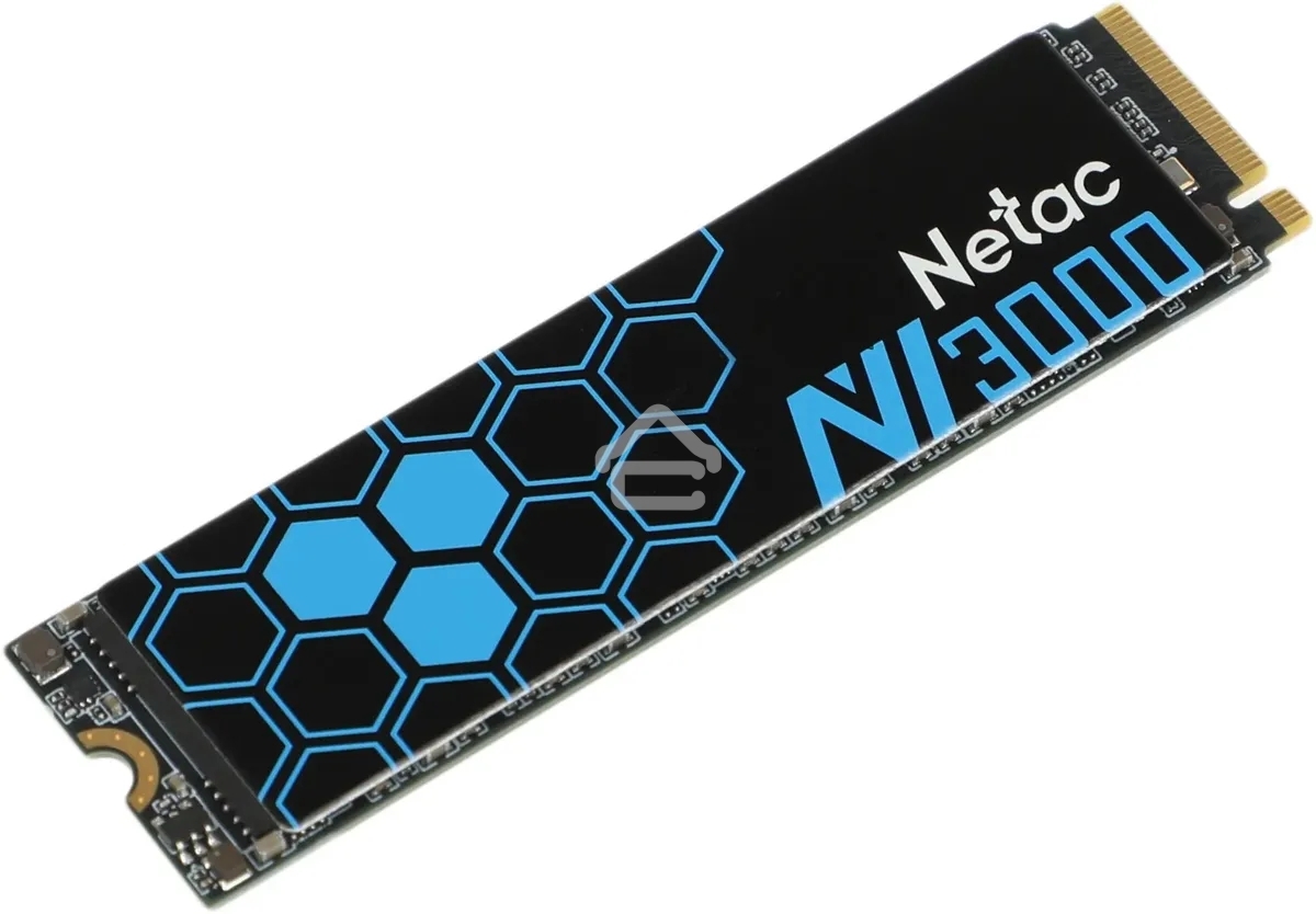 Накопитель SSD Netac NV3000, 250Gb, PCIe 3.0 x4, M.2 2280, NVMe, R/W 3000/1400