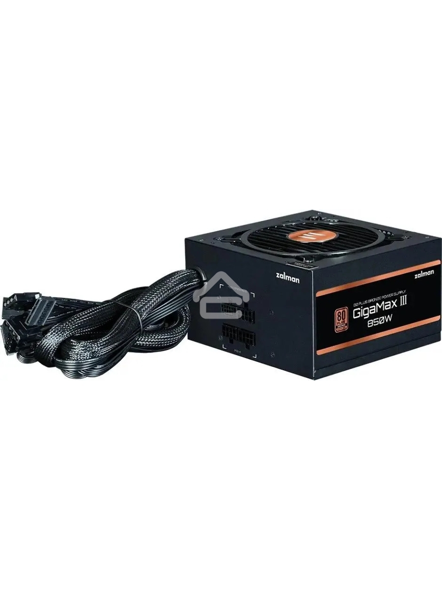 Блок питания Zalman GigaMax III 750W Retail (ZM750-GV3), 750Вт, 80 PLUS Bronze, 120мм, черный