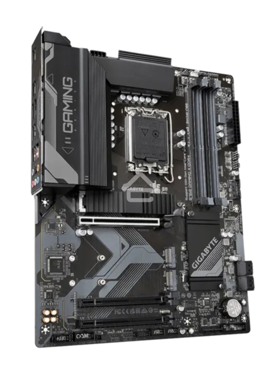 Материнская плата Gigabyte B760 GAMING X DDR4, LGA 1700, Intel B760, 4xDDR4, 4xSATA, 3xM.2, 1xPCIe 4.0 x16, 2xPCIe 3.0 x1, 1xHDMI, 1xDP, 1x 2.5Gb LAN, 1xUSB 3.2 Gen 2, 2xUSB-A 3.2 Gen 1, 5xUSB-A 2.0, 6x3.5 мм, 7.1, ATX