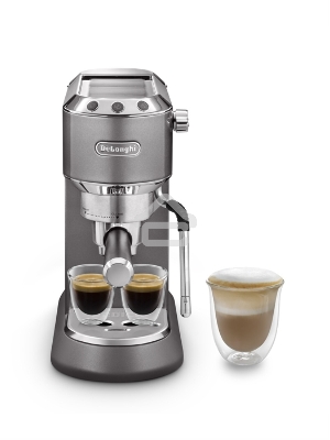 Кофеварка рожковая DeLonghi EC885.GY серый, исп. кофе - молотый, 1.1 л, 1300 Вт, 15 Бар.