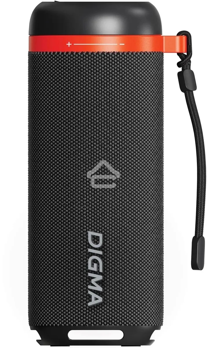 Колонка портатитвная Digma D-PS1521 черный 16W 2.0 BT 10м 1800mAh (PS1521B)