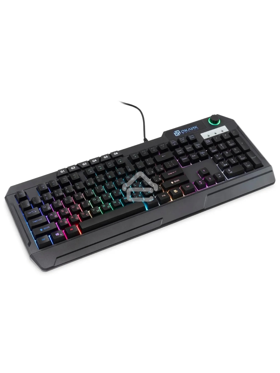 Клавиатура Oklick 715G (1680657) проводная, USB, черный