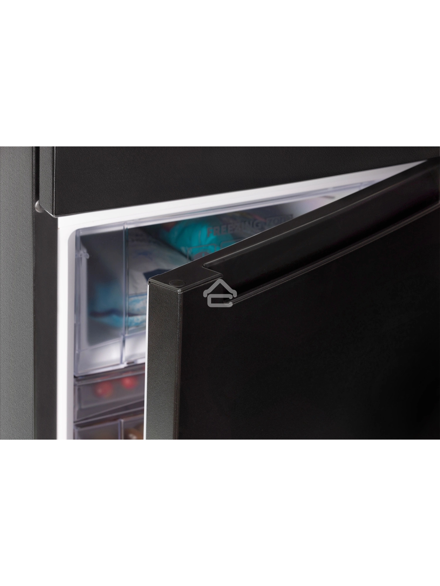 Холодильник Nordfrost NRB 131 B черный двухкамерный 170/100 л морозилка снизу, капельная система